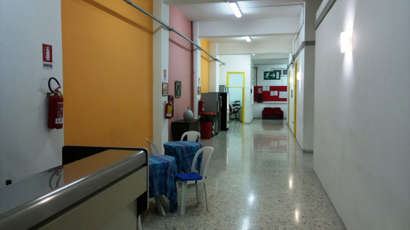Corridoio dell'Istituto Alberghiero