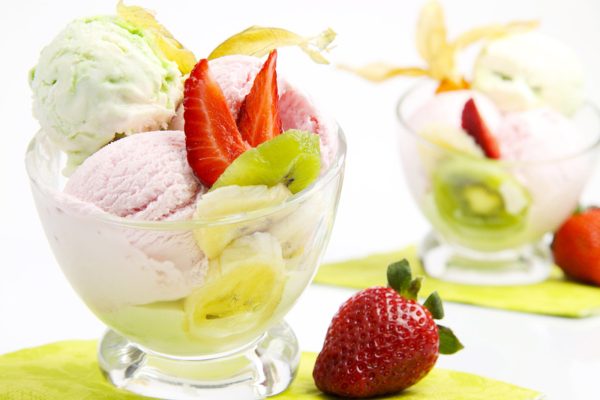 Coppa di gelato artigianale