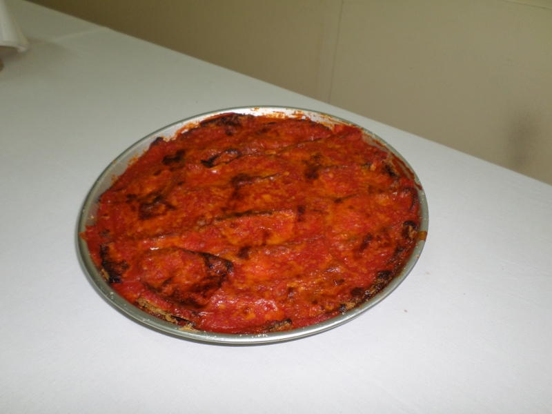 Pietanza preparata nel laboratorio di cucina
