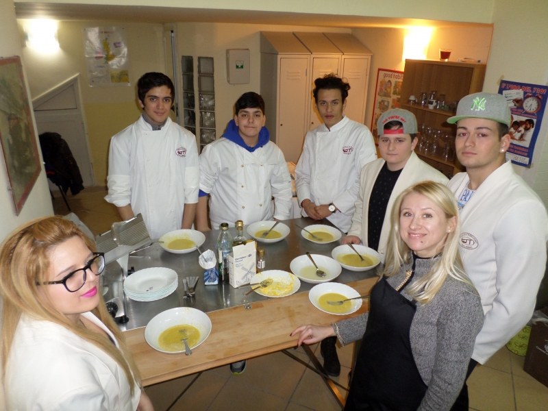 Studenti dell'Istituto Alberghiero